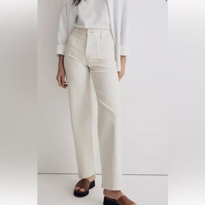 Madewell Cream Denim Jeans